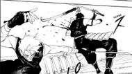 Natsuki injuring Hokuto (Image Credit: Shueisha)